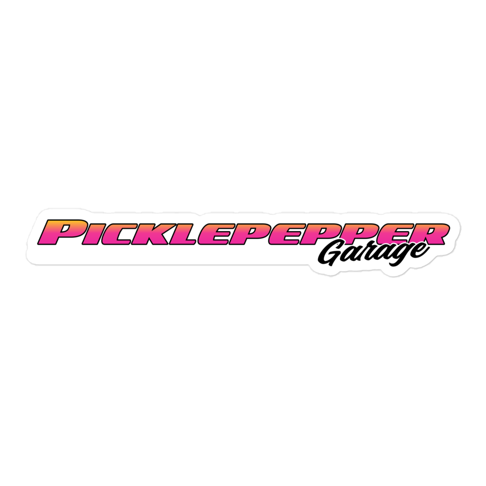 Picklepepper Garage Stickers